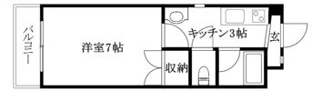 ヴィレッヂ上野の間取り画像
