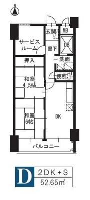 グレイス谷川の間取り画像
