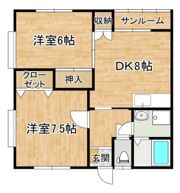 カーサK&Mの間取り画像