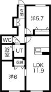 リラフォートAの間取り画像