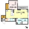 campanella江波二本松の間取り画像