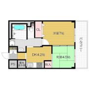 サンリスタ守口の間取り画像