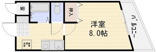 牛田本町 橋本ビルの間取り画像