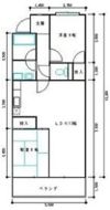 ハイライズナリタの間取り画像