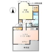 ルーラル宮前 B棟の間取り画像