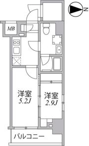 SYFORME住吉の間取り画像