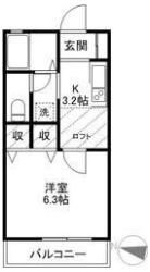 カーサ三俣の間取り画像