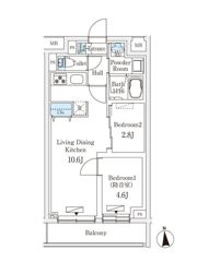 プラネソシエプラス桜台の間取り画像