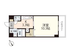TEBURA・INN船越（第6山村ビル）の間取り画像