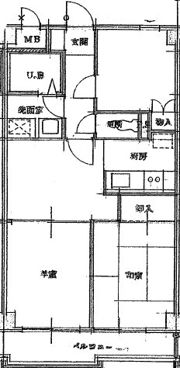 サンハイツ石田の間取り画像