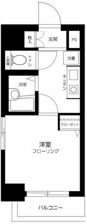 スカイコート高田馬場第五の間取り画像