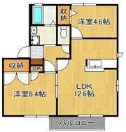 ファンテージ21 D棟の間取り画像