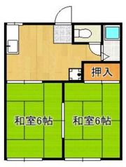 タウニー大久保A・Bの間取り画像