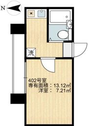 シャンテ両国Ⅱの間取り画像