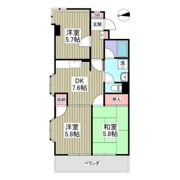 ブルジョン7の間取り画像
