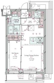 コンシェリア目黒本町 THE RESIDENCEの間取り画像