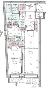 コンシェリア目黒本町 THE RESIDENCEの間取り画像
