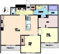ベレオ安宅の間取り画像