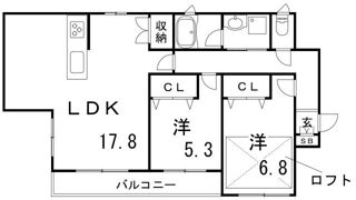 VILLA神戸北町の間取り画像