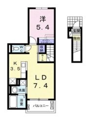 グレイス茶屋町駅前 Aの間取り画像