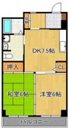 グローリー足立の間取り画像