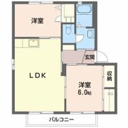 シャーメゾン A棟の間取り画像