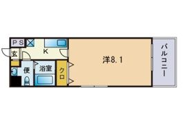 コンドミニアム薬院駅の間取り画像