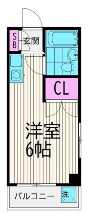 ハイツサンフローラの間取り画像