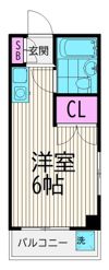 ハイツサンフローラの間取り画像