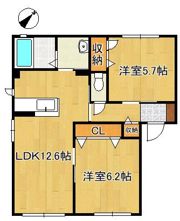 ベニコー A棟の間取り画像