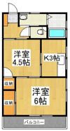 迫田マンションの間取り画像