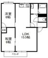 コーポサンフルの間取り画像