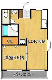 カレッジライフイシモトの間取り画像