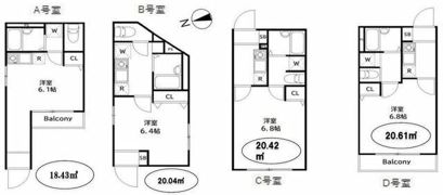イニッツィオ永田南の間取り画像