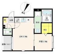 DiiRA下新庄の間取り画像