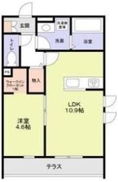 守山区守山三丁目新築計画A棟(西)の間取り画像