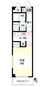LEO弐拾伍番館の間取り画像