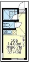 ユナイト八景アルザス・ロレーヌの間取り画像