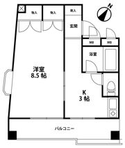 リバーサイド松戸の間取り画像