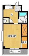 サンライズ鶴江C棟の間取り画像