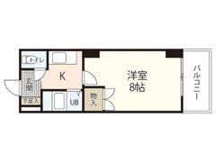 カルティエ城北通りの間取り画像
