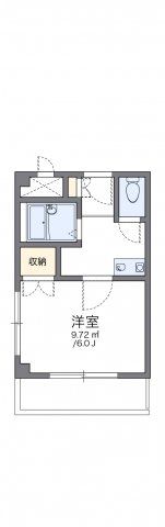 レオパレス花つるみⅡの間取り画像