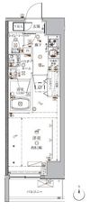 クレイシア入谷の間取り画像
