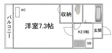 サンヒルズ古市の間取り画像