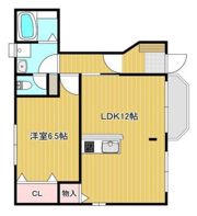 クレストール福泊A棟の間取り画像