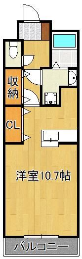 コスモス大里の間取り画像