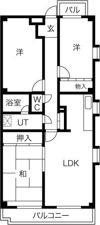 メナージュ・マルヤマの間取り画像