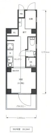 Lotso大山の間取り画像