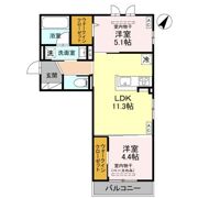D-Grande下轡田 Cの間取り画像