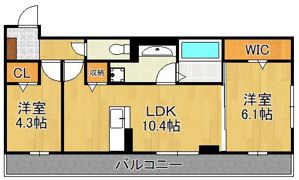 ルシオル鞘ヶ谷の間取り画像